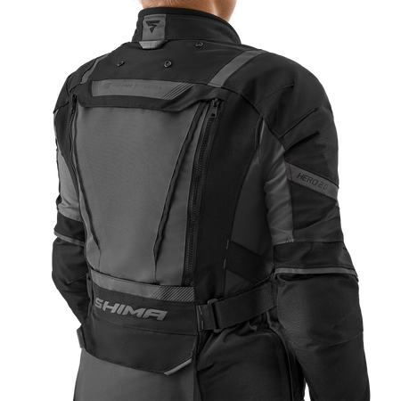 Damska kurtka motocyklowa tekstylna miejska Shima HERO 2.0 czarny