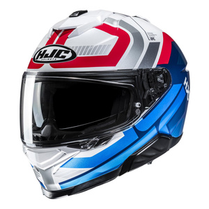 Kask motocyklowy HJC I71N Viz niebieski/czerwony