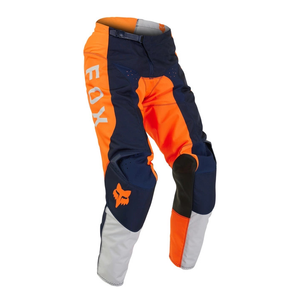 Dziecięce spodnie motocyklowe cross offroad FOX 180 Nitro Fluo pomarańczowy Junior