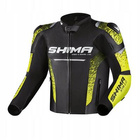 Kurtka motocyklowa skórzana sportowa Shima STR 2.0 czarny/fluo