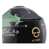 Kask motocyklowy SCHUBERTH C5 ECE GLOBE GREEN zielony czarny