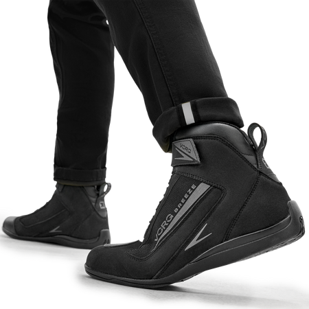 Spodnie jeansowe motocyklowe VORG REVO BLACK czarny