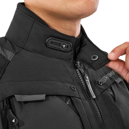 Kurtka motocyklowa tekstylna miejska Shima HERO 2.0 czarny