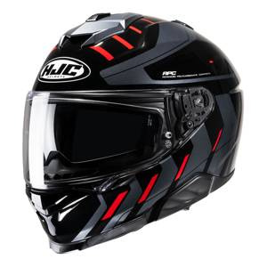 Kask motocyklowy integralny HJC I71 Simo czarny/czerwony