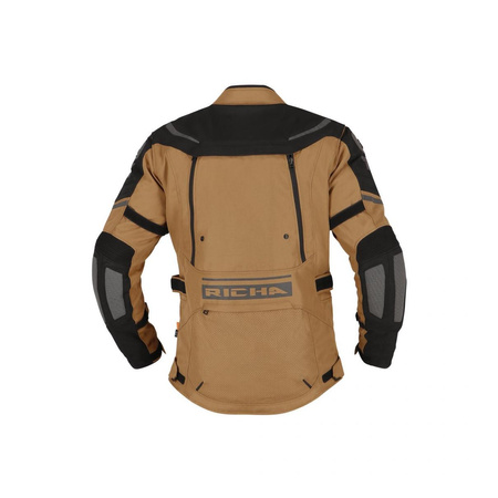 Kurtka motocyklowa RICHA INFINITY 2 ADVENTURE CAMEL/BLACK brązowy czarny