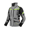 Kurtka motocyklowa damska SECA ARRAKIS III LADY TITANIUM szary żółty fluo czarny