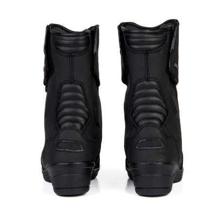 Damskie buty motocyklowe na obcasie OZONE RAPID HIGH HEEL matowy czarne