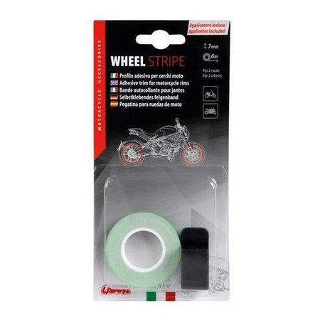 Taśma paski na rant felgi motocyklowej LAMPA RACING GREEN