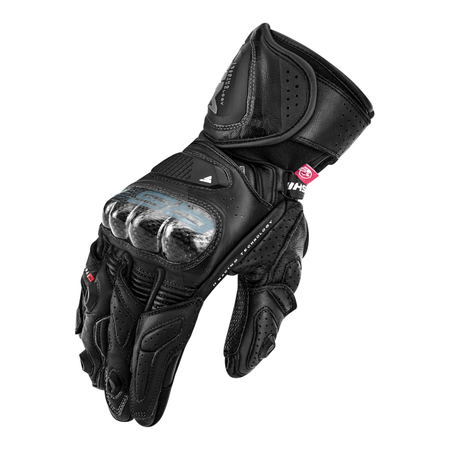 Rękawice motocyklowe damskie SHIMA RS-3 LADY BLACK czarny