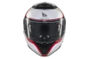 Kask motocyklowy MT ATOM 2 SV EMALLA MATT WHITE/BLACK/RED biały czarny czerwony