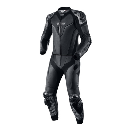 Kombinezon motocyklowy dwuczęściowy REBELHORN REBEL BLACK czarny