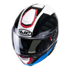 Kask motocyklowy szczękowy HJC RPHA 91 Rafino biały/niebieski/czerwony