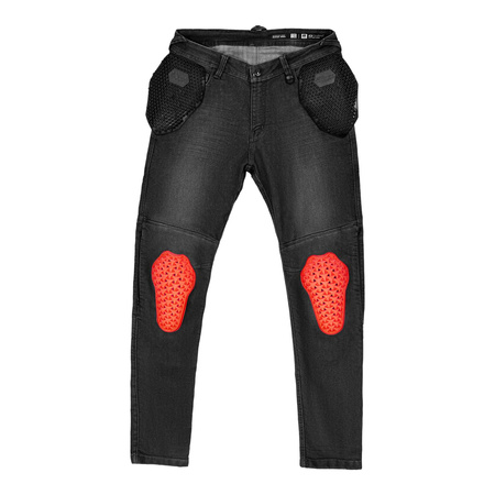 Spodnie jeans SHIMA RIDGE BLACK czarny