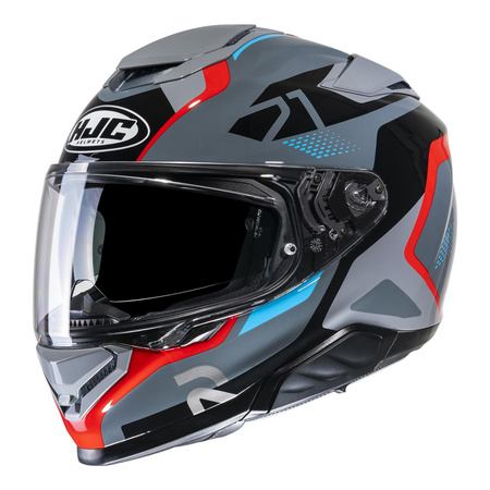 Kask motocyklowy integralny HJC RPHA 71 Hapel szary/czerwony