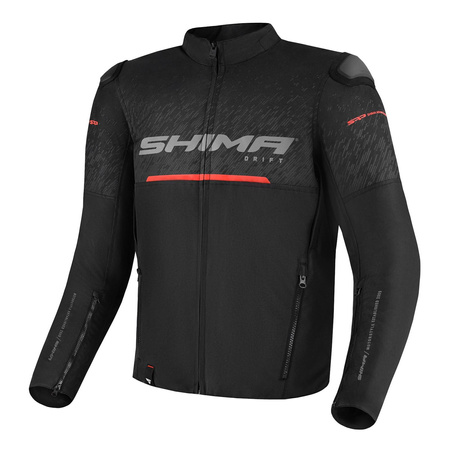 Kurtka motocyklowa tekstylna miejska Shima DRIFT czarny