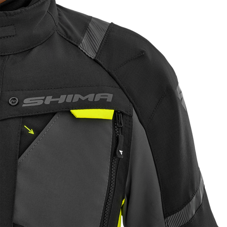 Kurtka motocyklowa tekstylna Shima HERO 2.0 fluo