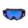 Gogle motocyklowe IMX Sand Black Matt/Blue - Szyba Blue Iridium + Clear (2 Szyby W Zestawie)