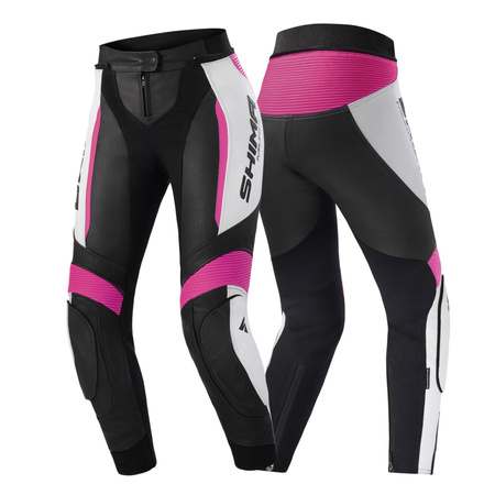Kombinezon motocyklowy dwuczęściowy damski SHIMA MIURA 2.0 PINK czarny biały różowy
