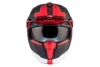 Kask motocyklowy MT STREETFIGHTER SV S TOTEM MATT PEARL RED czerwony szary czarny