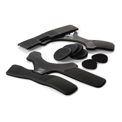 Zestaw motocyklowy poduszek do ortezy POD KP482 K8 2.0 BLACK czarny