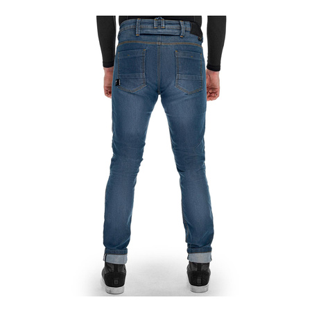 Spodnie jeans SHIMA RIDGE BLUE niebieski