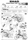 Stelaż kufra bocznego 3P motocyklowego SHAD do Honda CMX1100