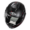 Kask motocyklowy szczękowy HJC I100 Sysma czarny/czerwony