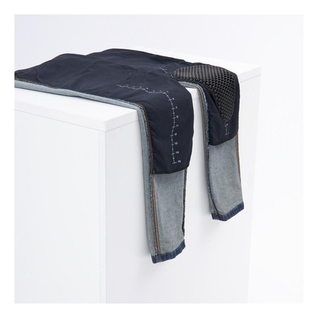 Jeansy motocyklowe Rebelhorn NOMAD Tapered Fit czarne vintage