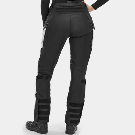 Spodnie motocyklowe damskie SHIMA DUNE LADY FLUO czarny szary żółty fluo