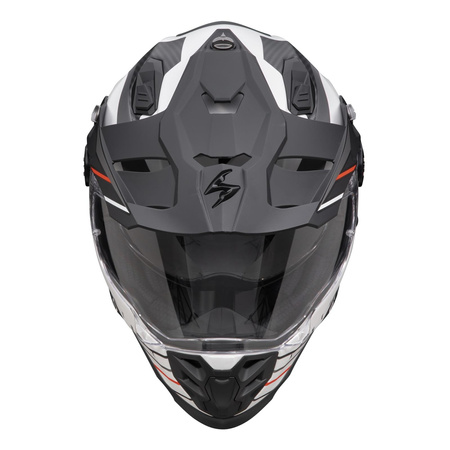 Kask motocyklowy SCORPION ADF-9000 AIR FEAT WHITE/BLACK/RED biały czarny czerwony