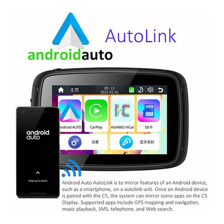 Nawigacja / GPS motocyklowa FREEDCONN C5