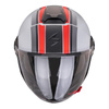 Kask motocyklowy SCORPION EXO-CITY II VEL GREY/RED szary czerwony