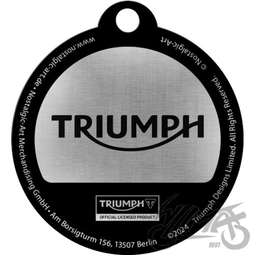 Brelok Do Kluczy Triumph Logo Red 48046