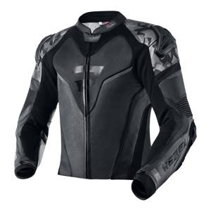 Kurtka motocyklowa skórzana sportowa/miejska Rebelhorn REBEL czarny