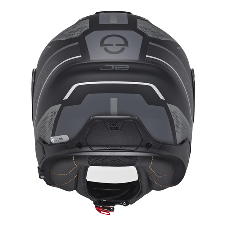 Kask motocyklowy SCHUBERTH J2 ECE SIGMA GREY czarny szary