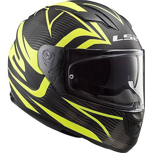 Kask integralny LS2 FF320 Stream Evo Jink Matt - czarno-żółty