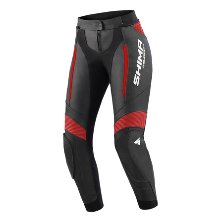 Kombinezon motocyklowy dwuczęściowy damski SHIMA MIURA 2.0 BLACK/RED czarny czerwony biały