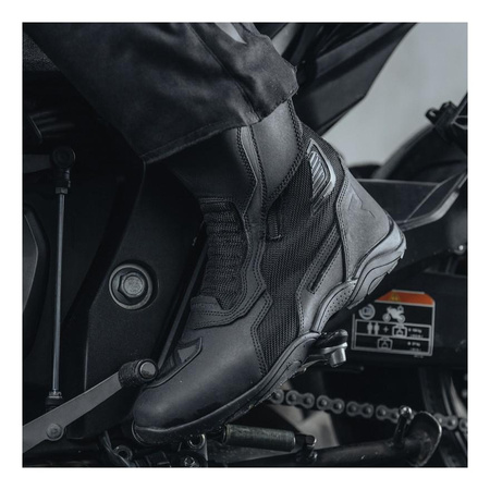 Buty motocyklowe turystyczne Rebelhorn SCOUT AIR wentylowane czarny mat