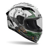 Kask motocyklowy AIROH CONNOR ALLIGATOR GLOSS zielony biały