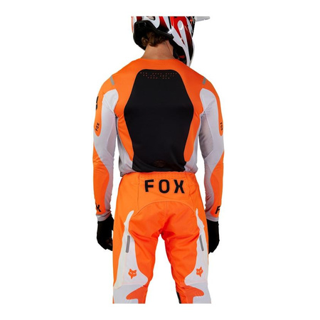 Bluza koszulka cross offroad mtb FOX Flexair Magnetic Fluo pomarańczowy