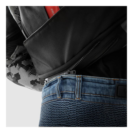 Spodnie jeans REBELHORN VANDAL MONOLAYER WASHED BLUE niebieski