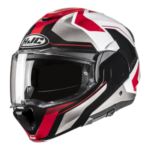 Kask motocyklowy HJC F100 Bios czerwony/czarny