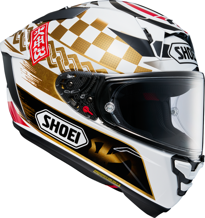 Kask motocyklowy integralny sportowy SHOEI X-SPR PRO Marquez motegi4 tc-1