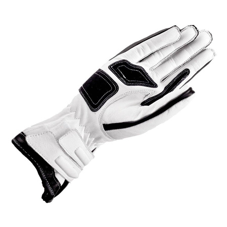 Rękawice motocyklowe turystyczne Shima MODENA biały