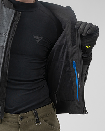 Kurtka motocyklowa skórzana Shima BANDIT 2.0 fluo