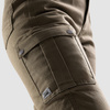 Spodnie jeans damskie OZONE JANE LADY JOGGER FIT OLIVE zielony
