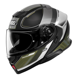Kask szczękowy SHOEI NEOTEC 3 SHARPEN TC-11 czarny srebrny zielony