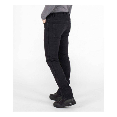 Spodnie jeans KNOX RICHMOND MK3 BLACK czarny