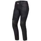 Damskie jeansy motocyklowe OZONE ROXY WAXED czarne