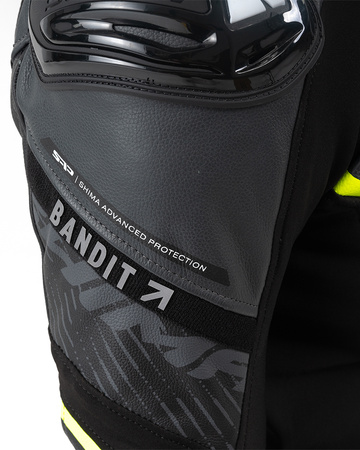 Kurtka motocyklowa skórzana Shima BANDIT 2.0 fluo